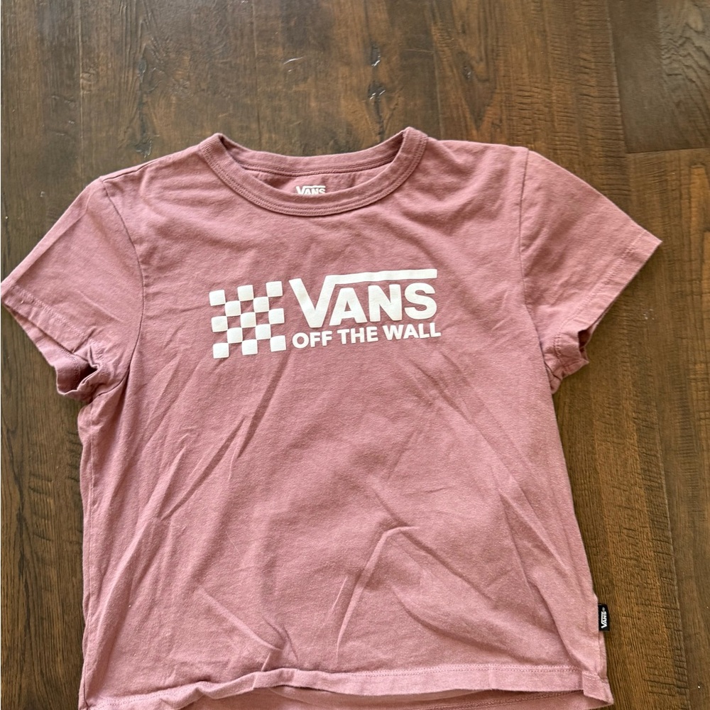 Vans Mauve T-Shirt with Logo